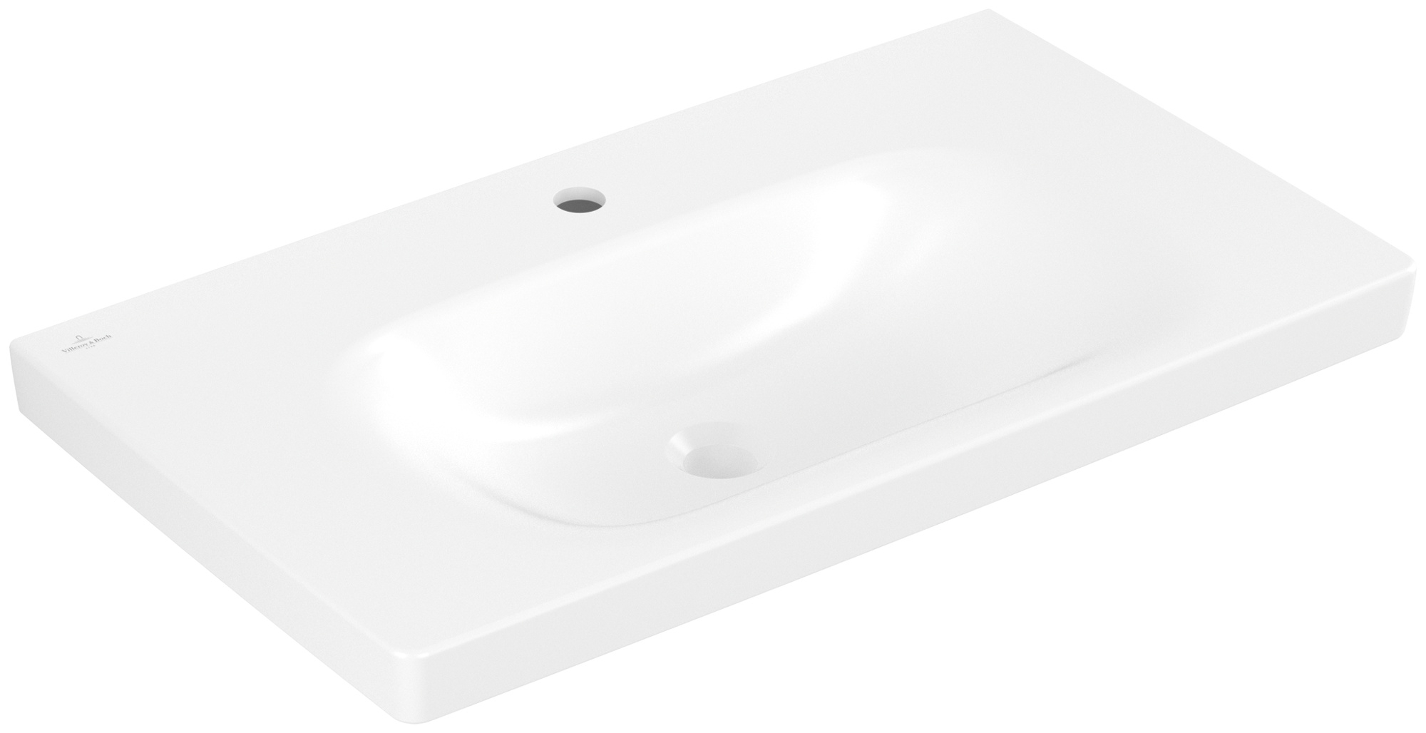 Darmowa Dostawa - Umywalka 80x46 cm prostokątna meblowa biała Villeroy & Boch Skyla 5A5181RW