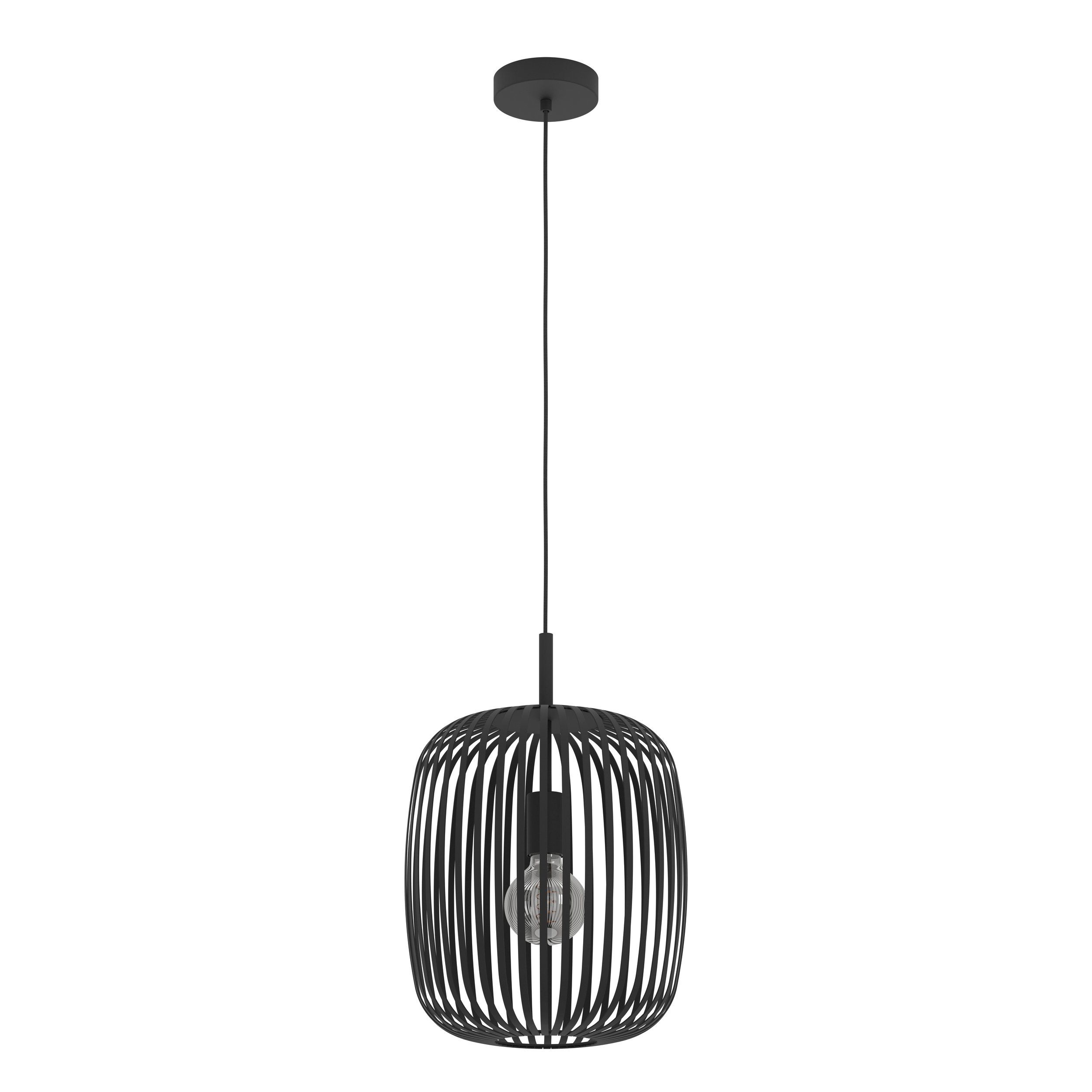 Darmowa Dostawa - Lampa wisząca 1x60 W czarna Eglo Romazzina 900494