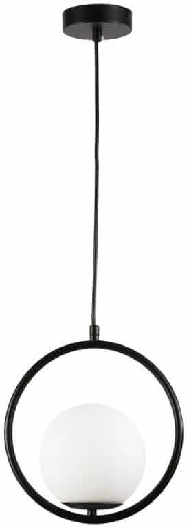 Darmowa Dostawa - Lampa wisząca 1x20 W biała-czarna Abruzzo Milano ABRLWMRE27