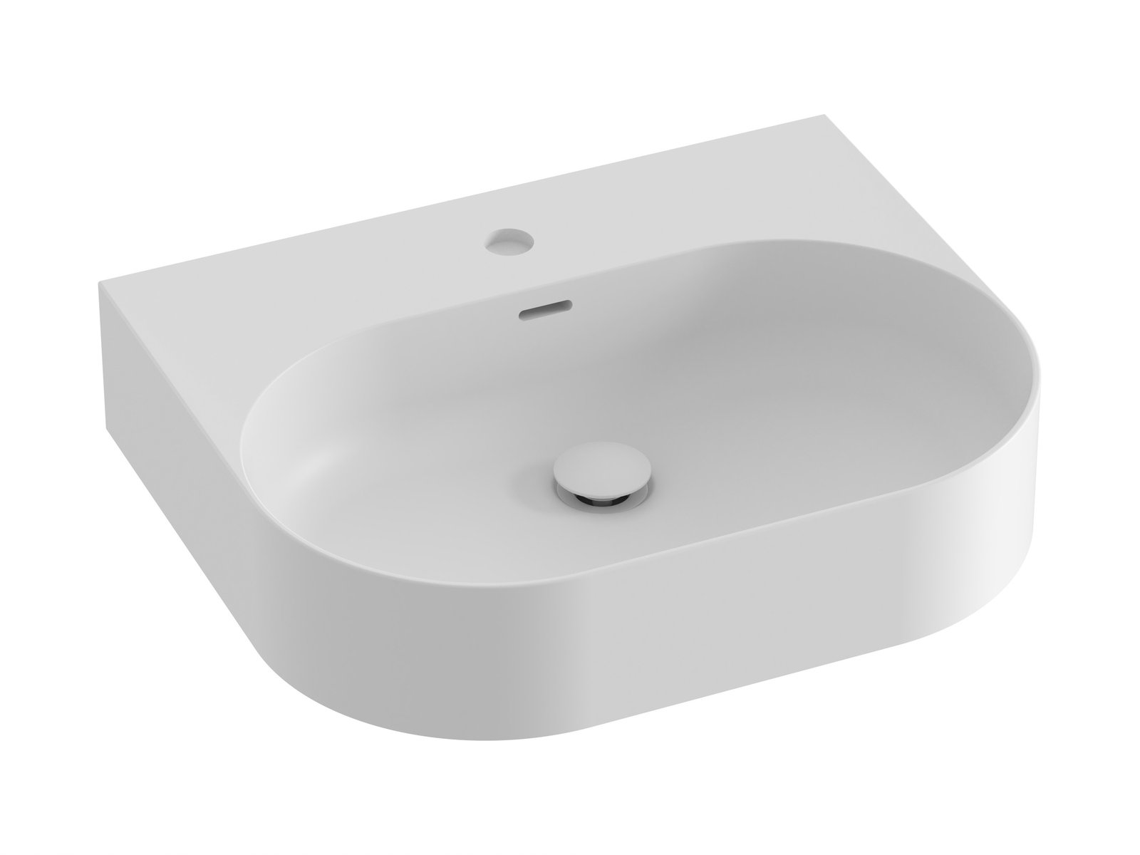 Darmowa Dostawa - Umywalka 55.3x45.2 cm prostokątna ścienna biała Ravak Ceramic XJX0E155003