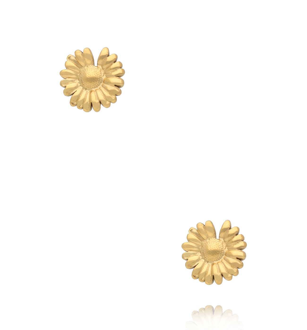 Kolczyki sztyfty w kształcie stokrotki KSY0713 - By Dziubeka