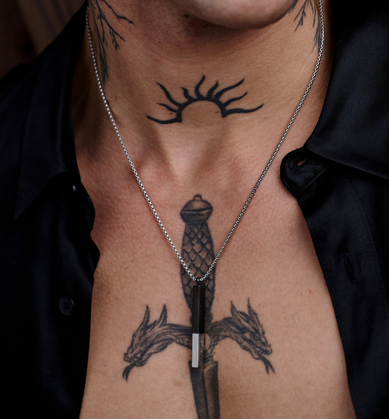 Naszyjnik męski z zawieszką Leif - By Dziubeka