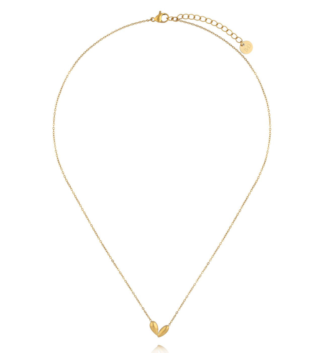 Naszyjnik z subtelnym motywem serca NSY0846
