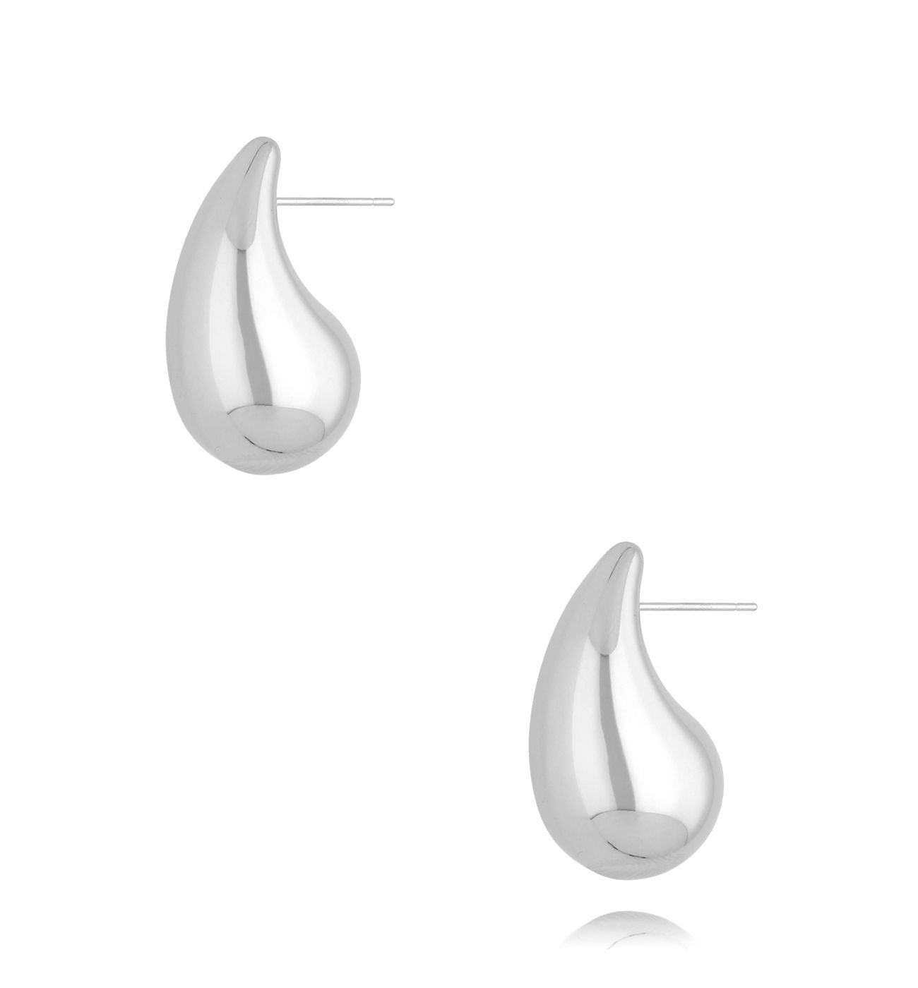 Kolczyki srebrne łezki średnie Kyile - By Dziubeka