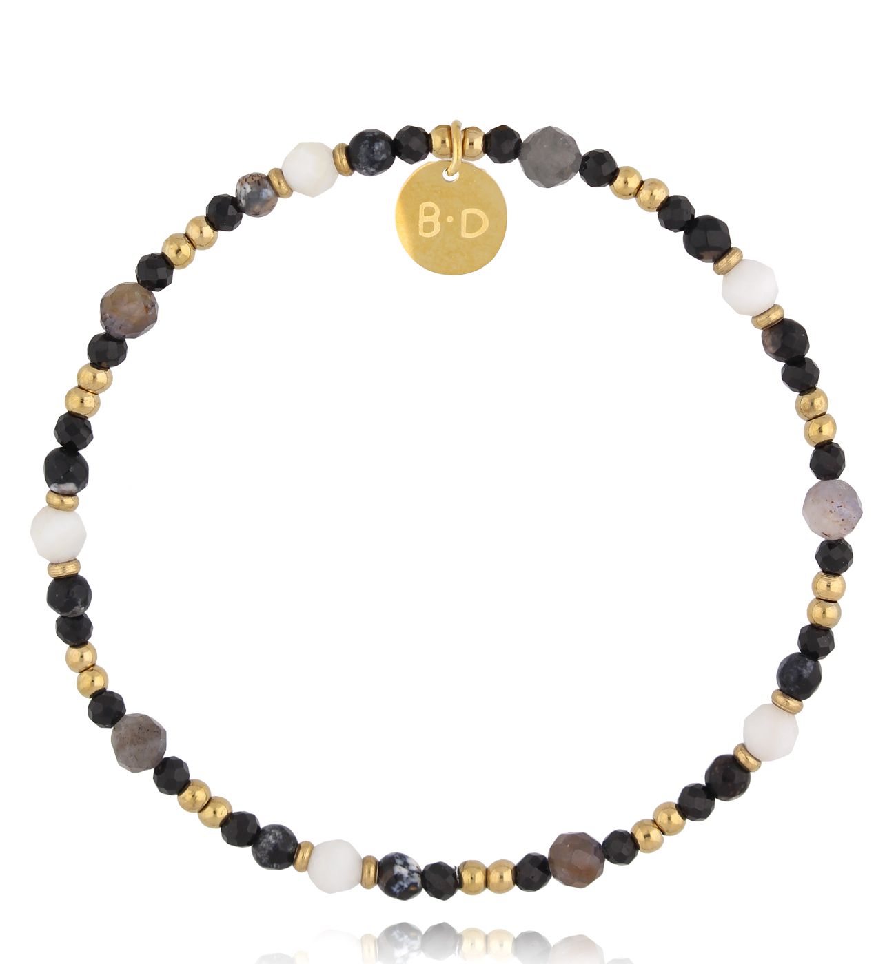 Bransoletka z turmalinami i agatami BTW2963