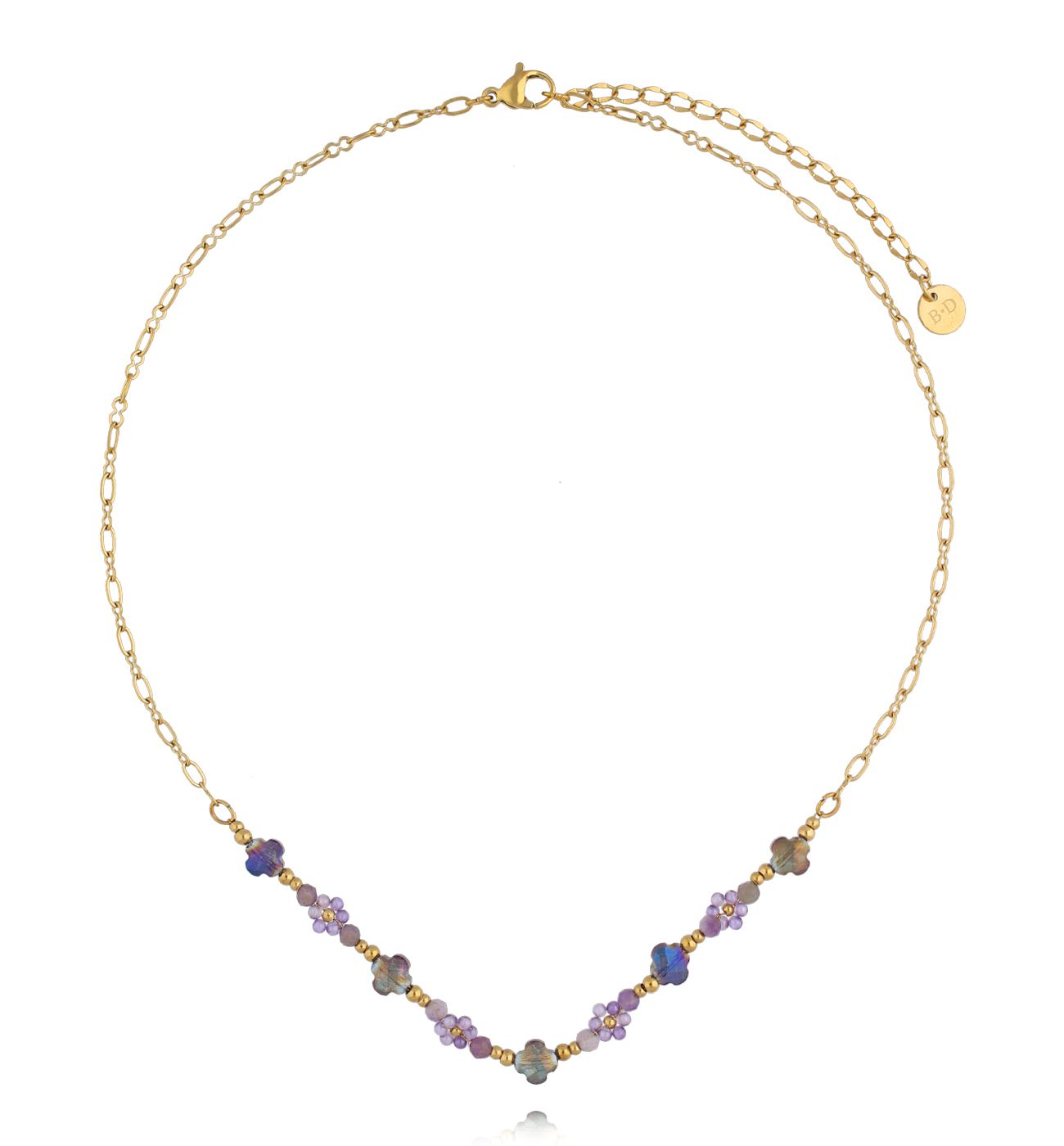 Naszyjnik z ametystami - By Dziubeka