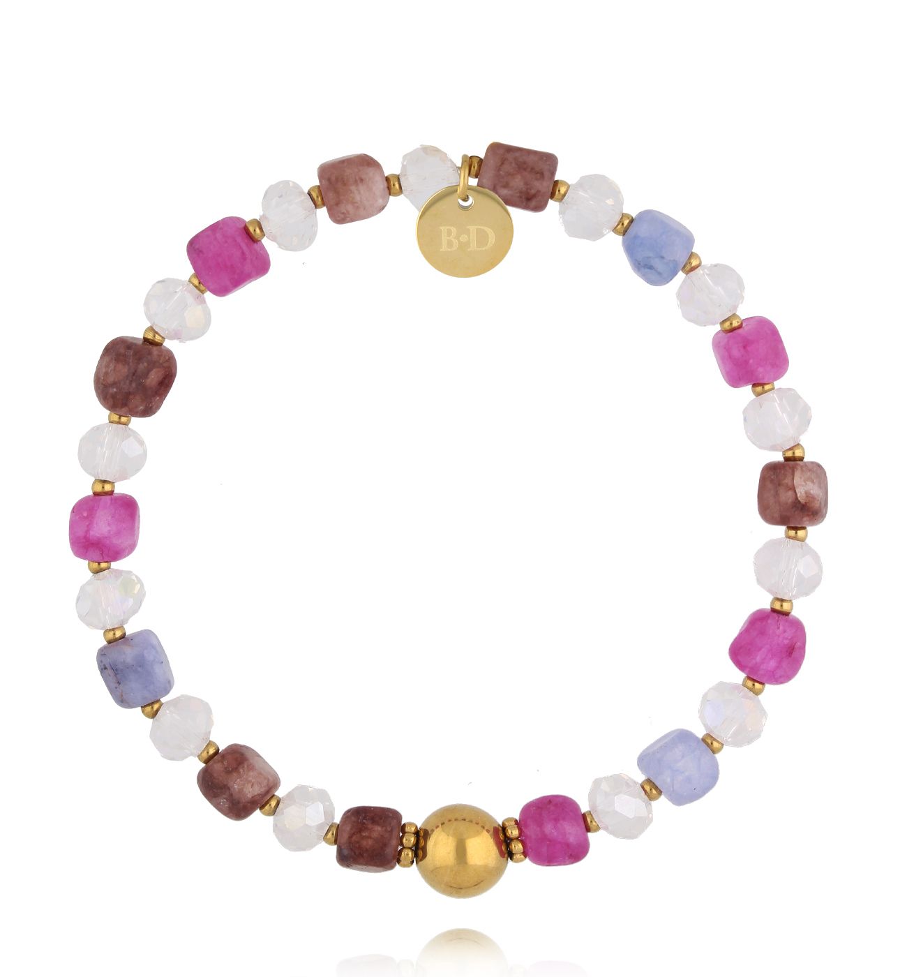 Bransoletka kolorowa z jadeitami BSC2331