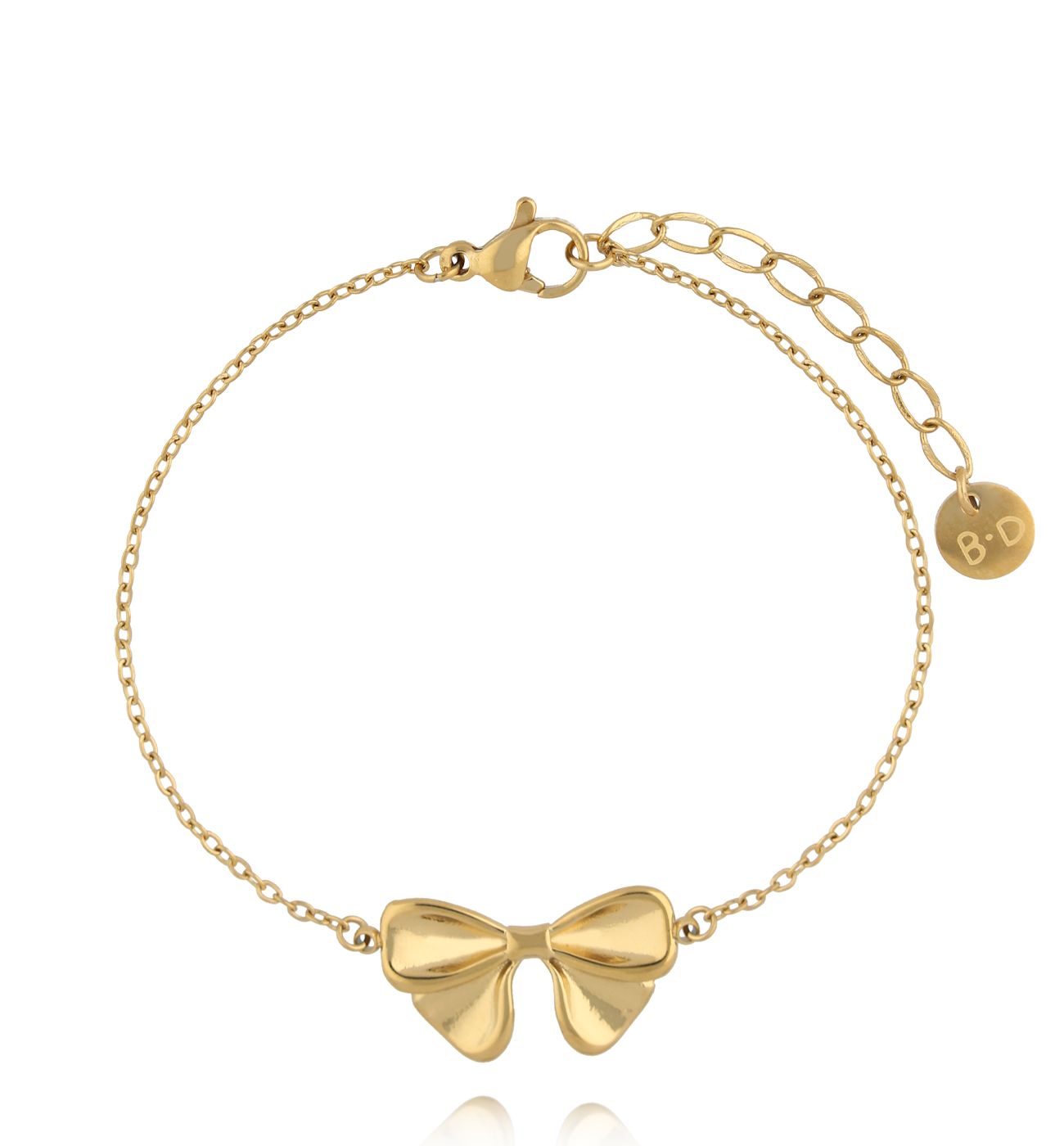 Bransoletka złota z kokardką BSY0308