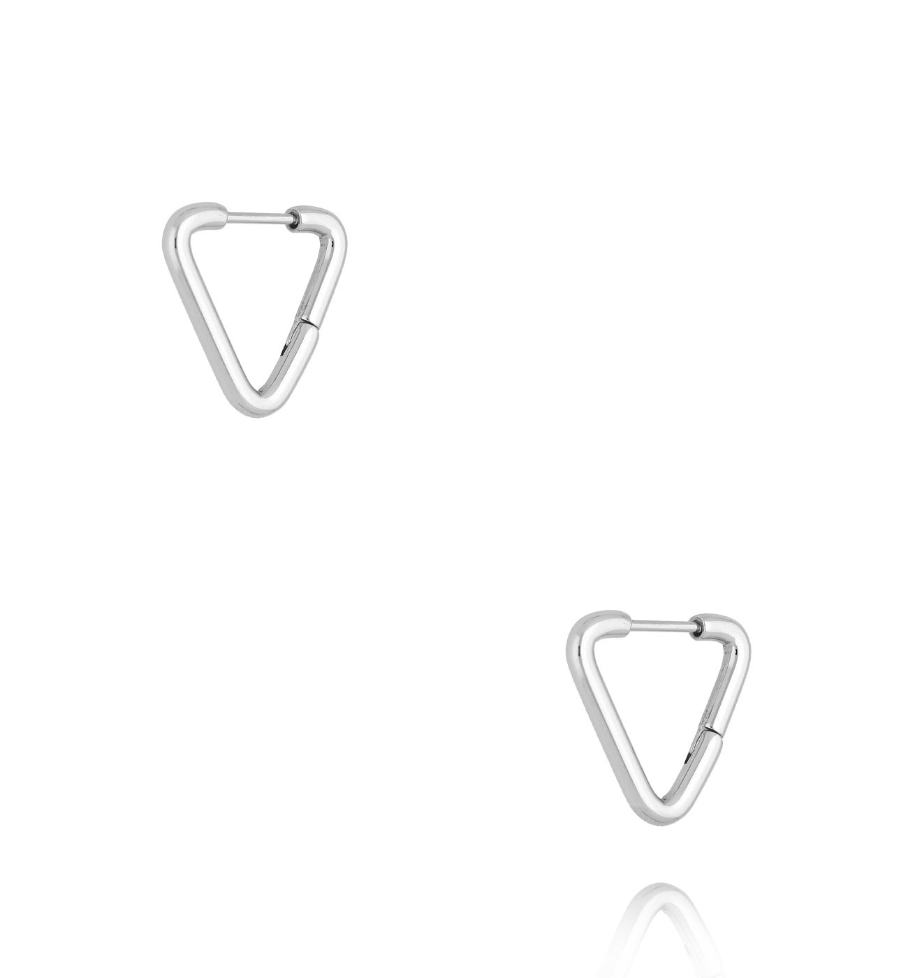 Kolczyki srebrne trójkąty Gudvangen - By Dziubeka