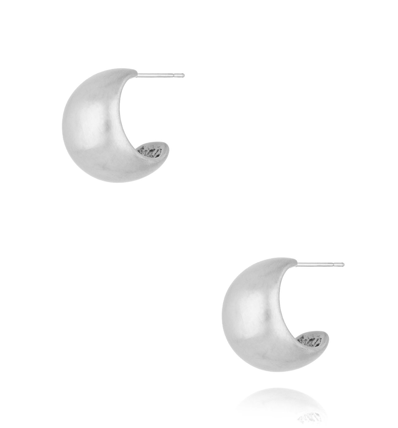 Kolczyki srebrne okragłe Twilight - By Dziubeka