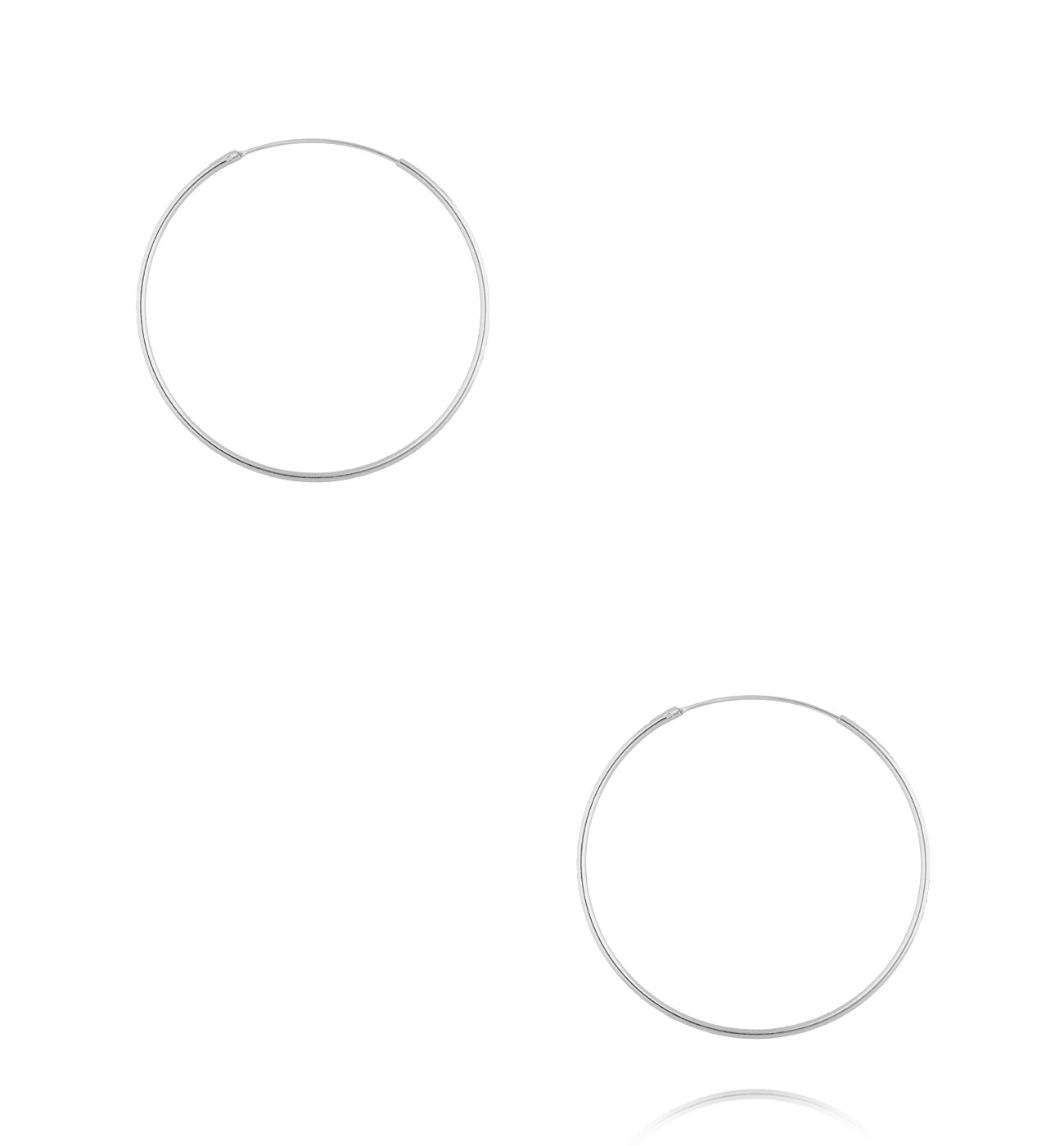 Kolczyki koła srebrne KCA0183 - By Dziubeka