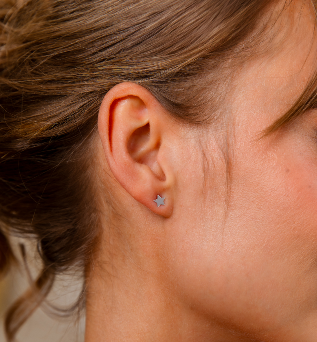 Kolczyki gwiazdki srebrne KGG0035