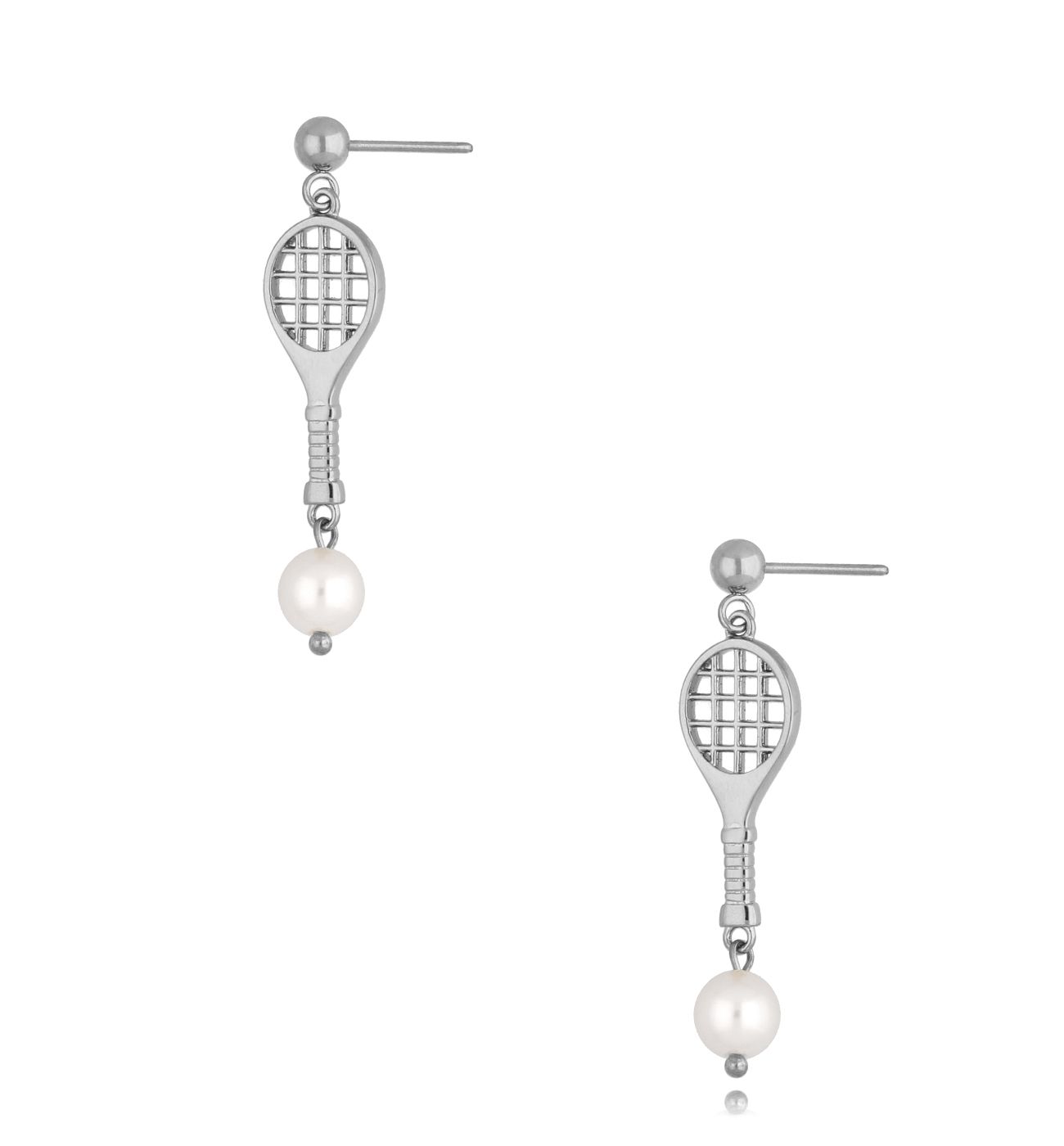 Kolczyki srebrne z rakietą tenisową Tennis KSA0825