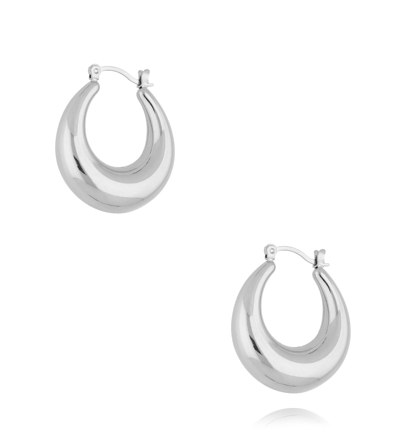 Kolczyki srebrne dmuchane Blanca KSA1335