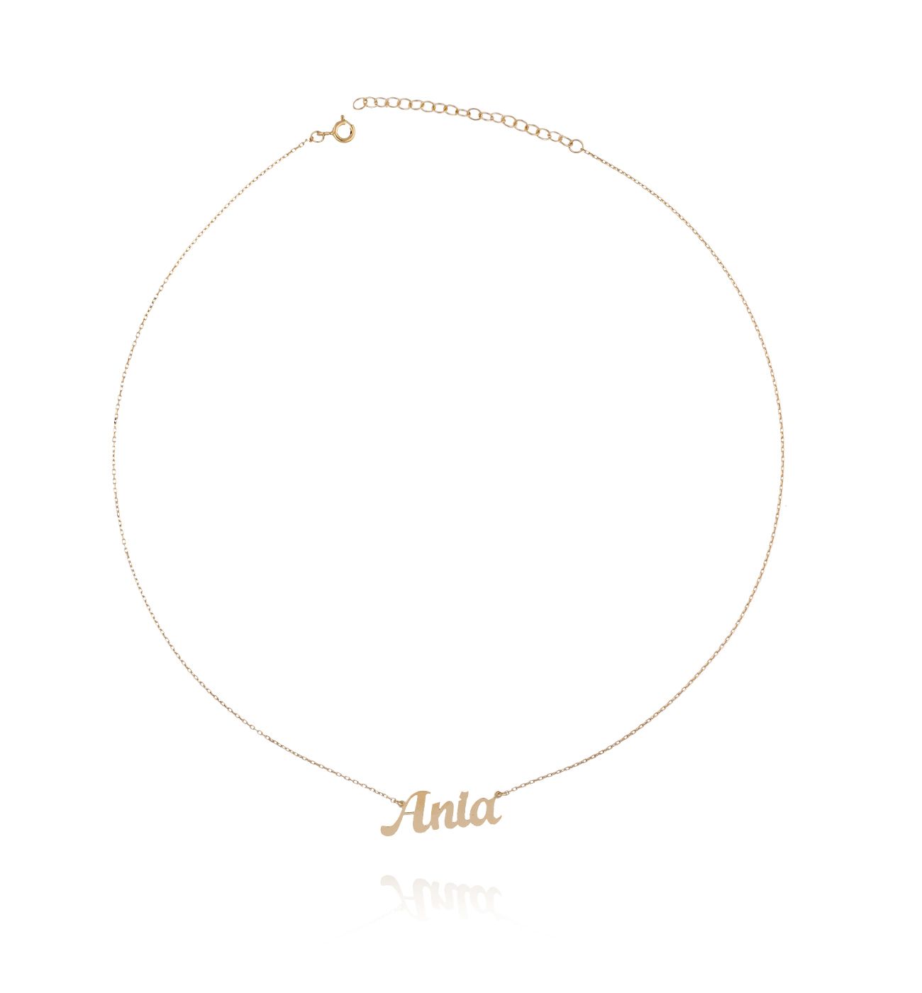 Naszyjnik srebrny pozłacany ANIA NAT0108