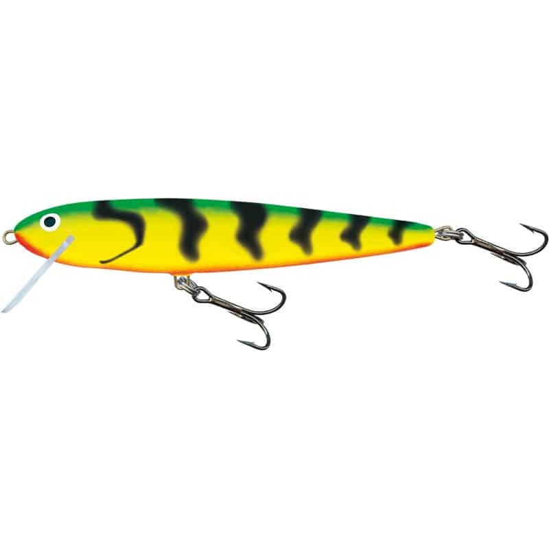 Salmo Wobler White Fish 13cm Green Tiger Floating