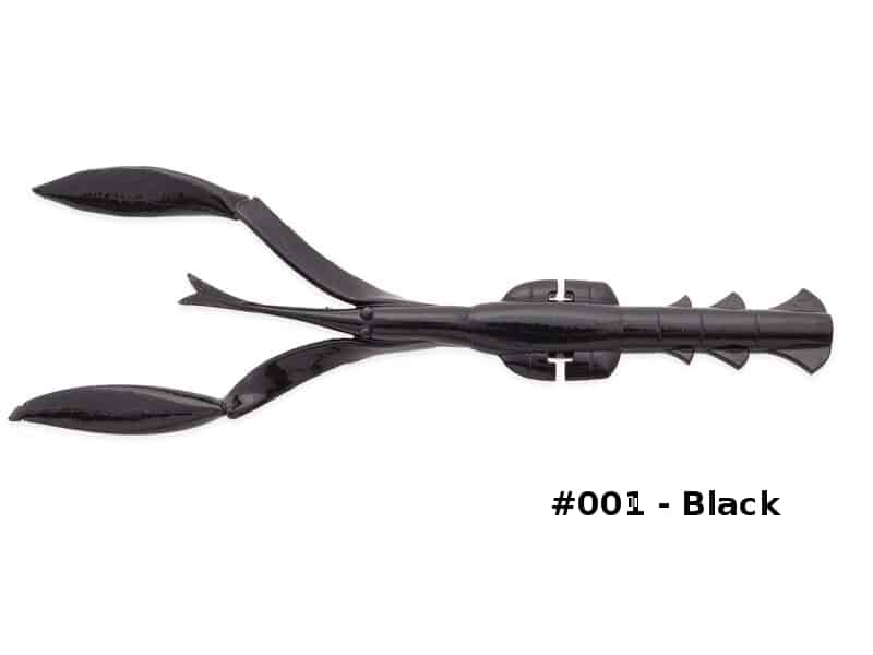 Keitech Guma Rak Krewetka Neco Camaron 5,5" 14cm 001 Black