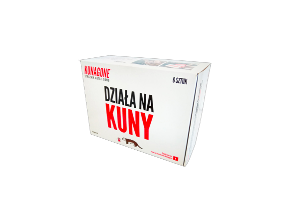 KUNAGONE ODSTRASZACZ NA KUNY DO SAMOCHODU DOMU 6szt. - Petrostar
