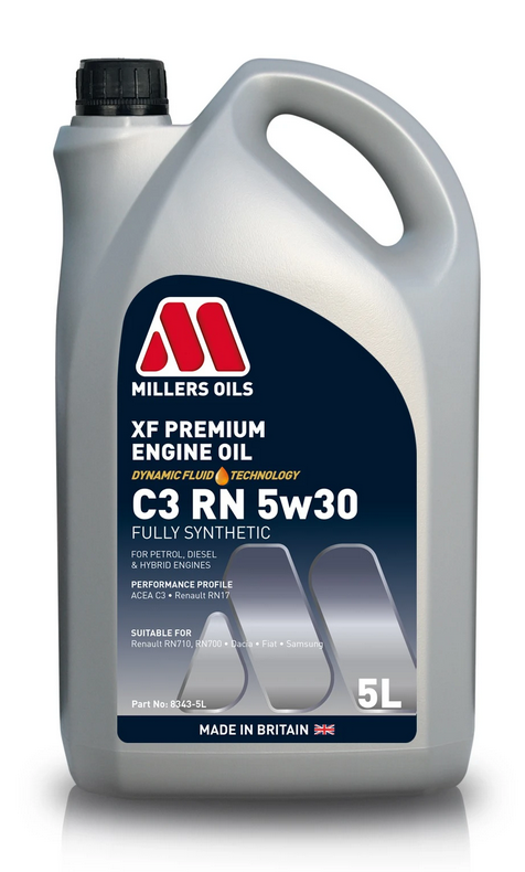 MILLERS OILS XF PREMIUM C3 RN 5W30 5L - Petrostar