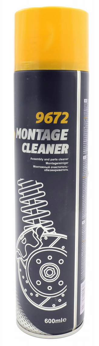 MANNOL MONTAGE BRAKE CLEANER 9672 PREPARAT DO CZYSZCZENIA TARCZ 600ML - Petrostar