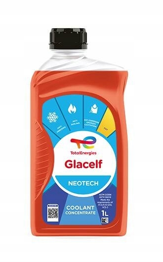 TOTAL GLACELF G12 CZERWONY KONCENTRAT DO CHŁODNIC 1L - Petrostar