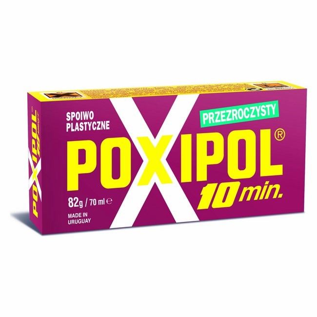 POXIPOL KLEJ PLASTYCZNY PRZEZROCZYSTY 82G 70ML - Petrostar