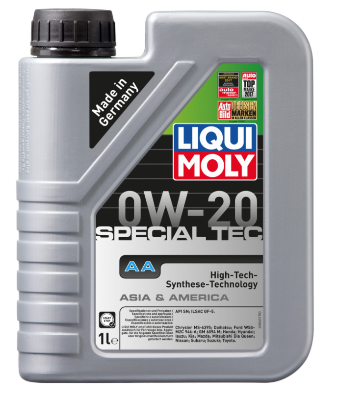 LIQUI MOLY SPECIAL TEC AA 0W20 1L - 6738 - Petrostar