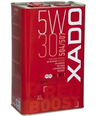 XADO ATOMIC OIL RED BOOST 5W30 504 507 4L - Petrostar