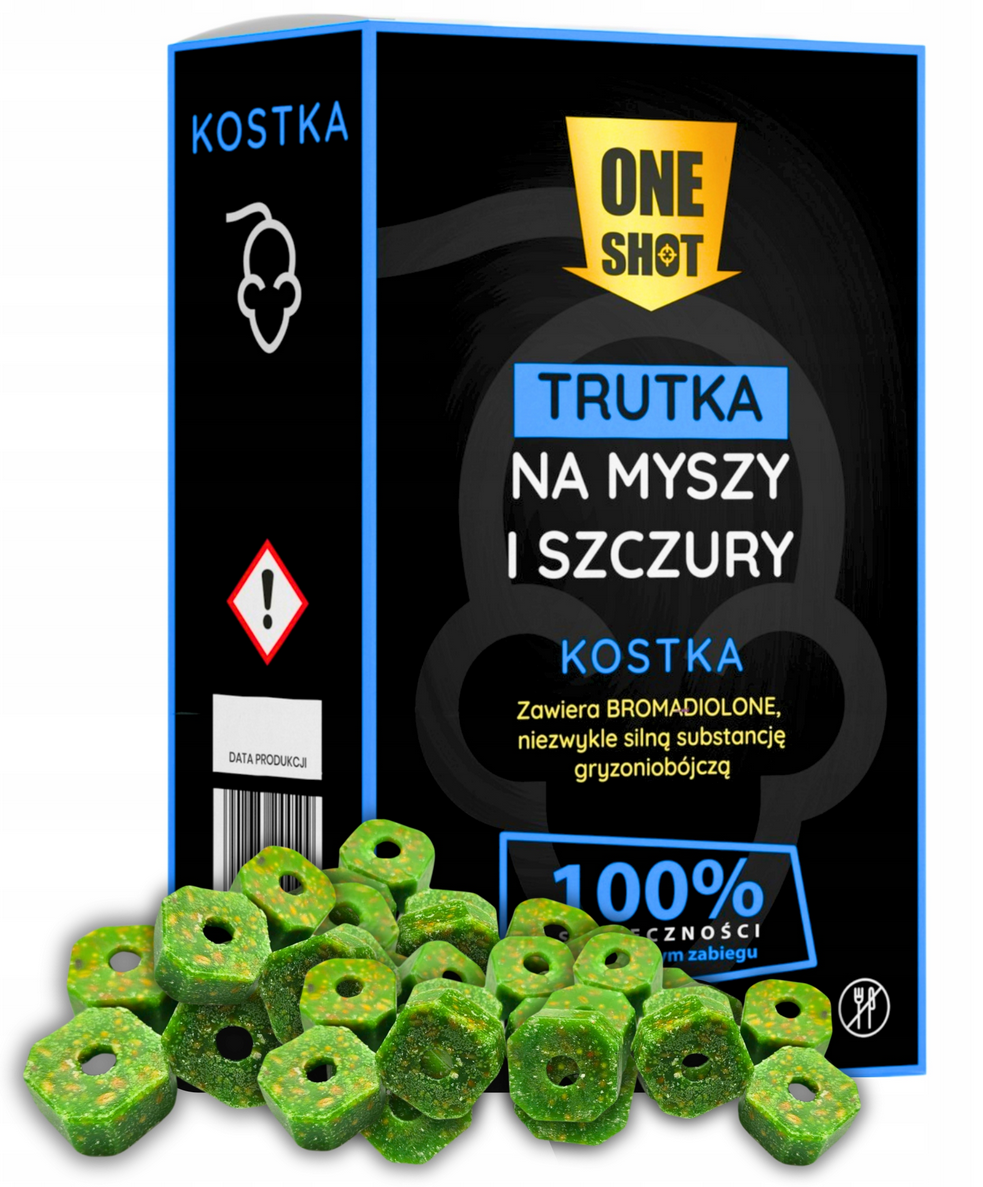 ONE SHOT SILNA TRUTKA NA SZCZURY I MYSZY WYSUSZAJĄCA 1KG - Petrostar
