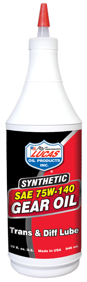 LUCAS OIL 75W140 0.95L 1L OLEJ PRZEKŁADNIOWY 100% SYNTETYK - Petrostar