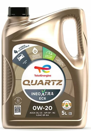 TOTAL QUARTZ INEO XTRA EC6 0W20 API SN PLUS 5L - Petrostar