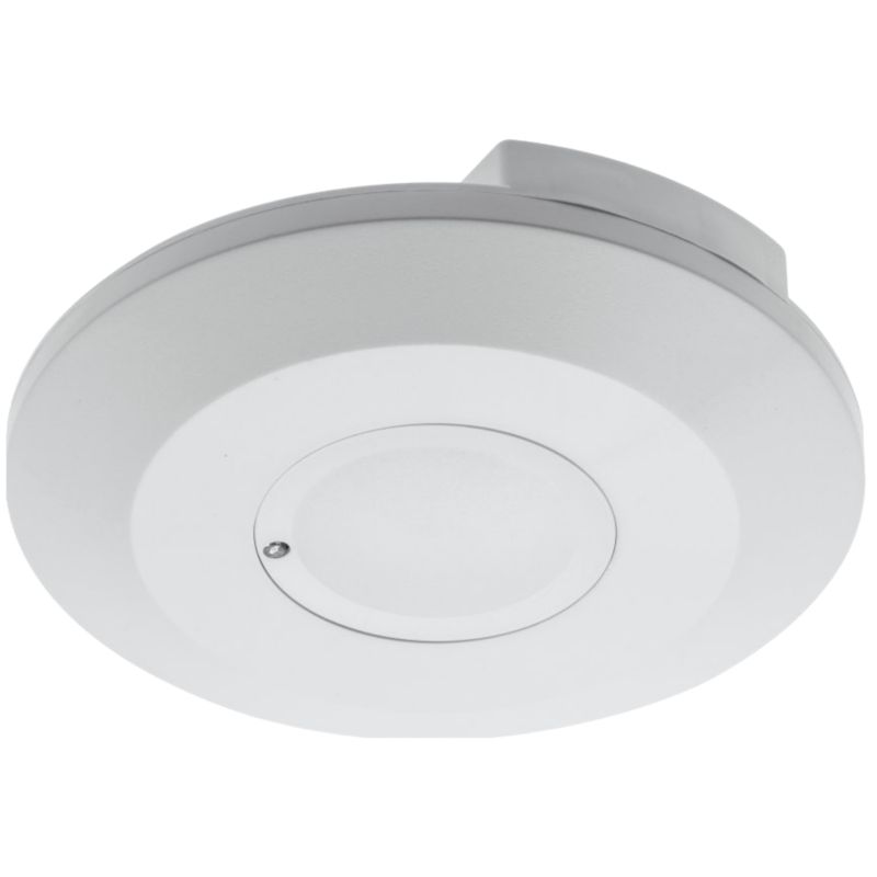 Mikrofalowy Czujnik Ruchu GTV CM-3 Mini 200W Zasięg 8 m 360 Stopni Biały 1 Szt