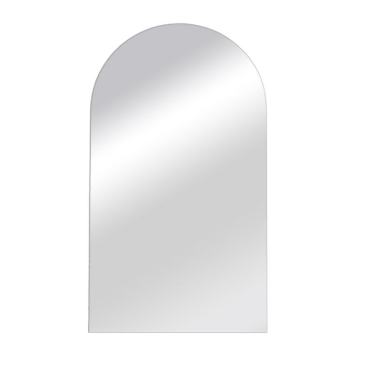 Lustro łazienkowe BD art Półowal 50x90 cm z oświetleniem LED 1 szt.