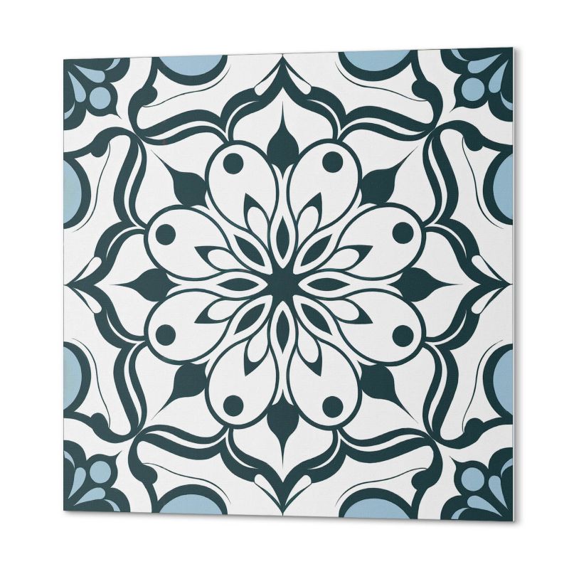 Winylowe Kafelki Samoprzylepne ArtPrintCave 20x20 cm Kwiatowy wzór mandali 20 szt.