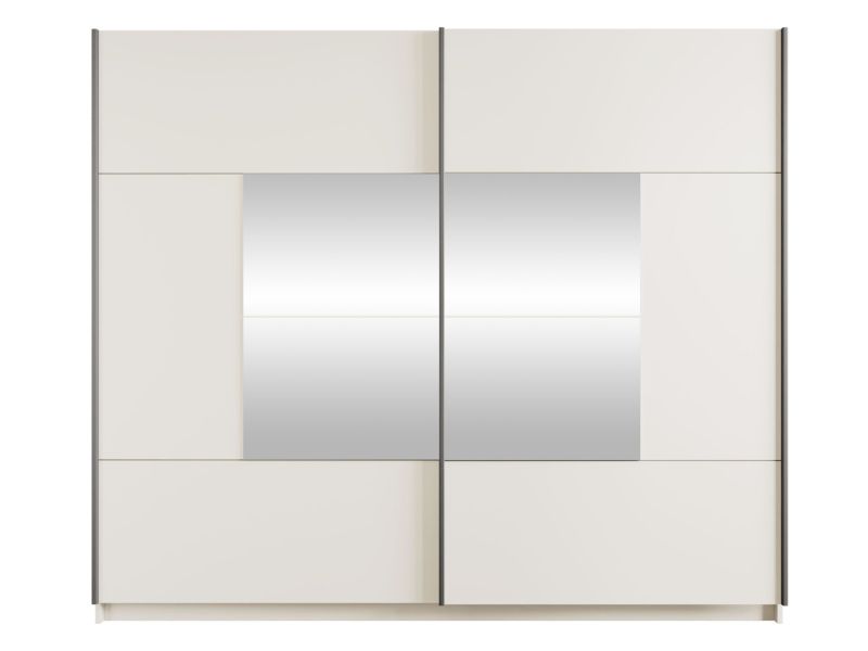 Szafa przesuwna z lustrem MIRJAN 24 Boston 250 kaszmir 1 szt.