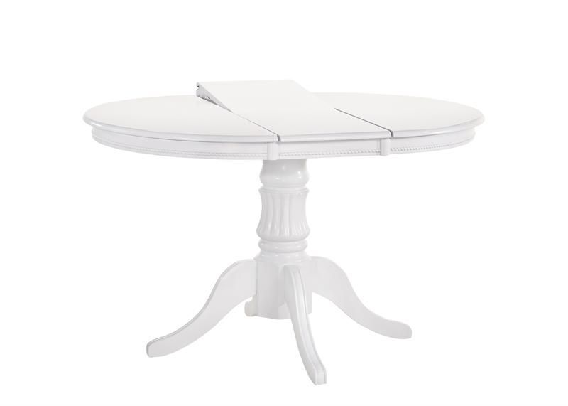 Stół Halmar WILLIAM 90(124)x90 biały rozkładany 1 szt