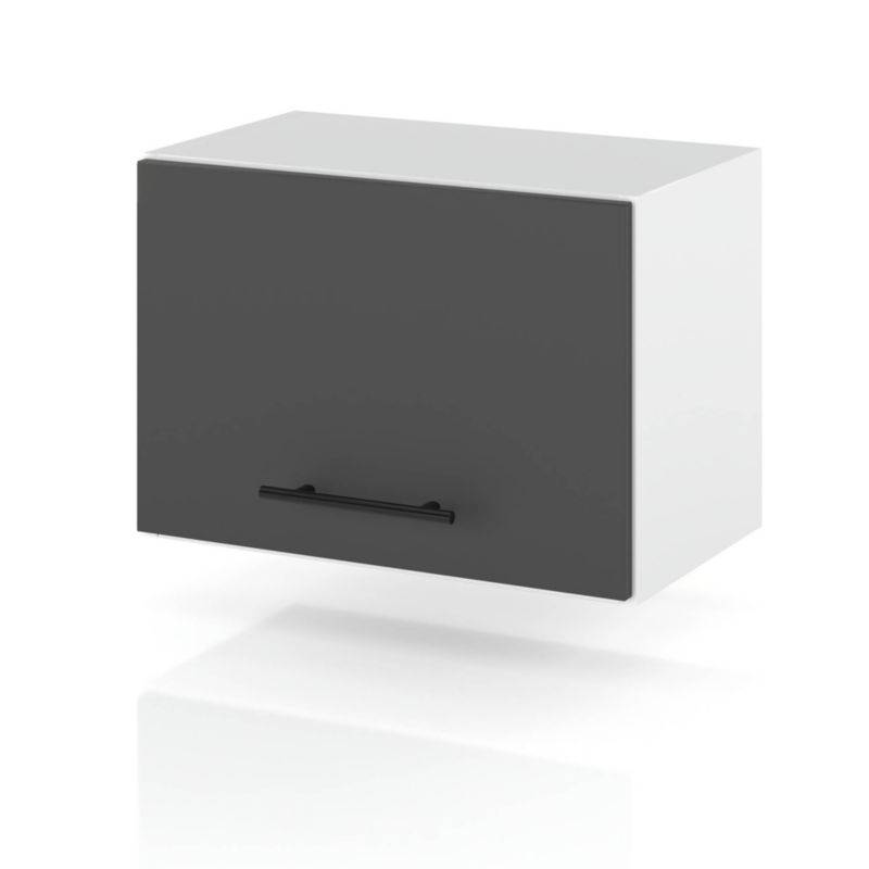 Szafka Kuchenna Hurtownia-Mebli Wisząca Okapowa OKAP50 sPremium 50cm Biały Mat Szary Mat 50x32x36 cm 1szt.