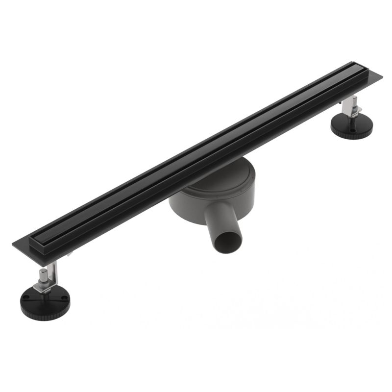 Odpływ liniowy obrotowy SEVANTE 70 cm czarny SLIM 1 szt.