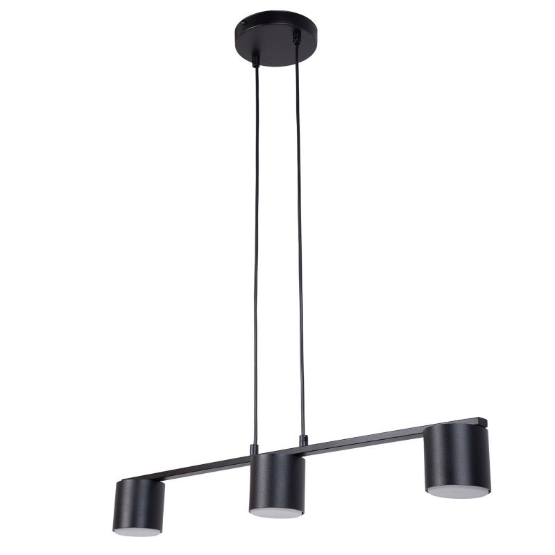 Lampa wisząca Sigma Lighting Mila 7659 czarna nowoczesna 3xGX53 x 1 szt.