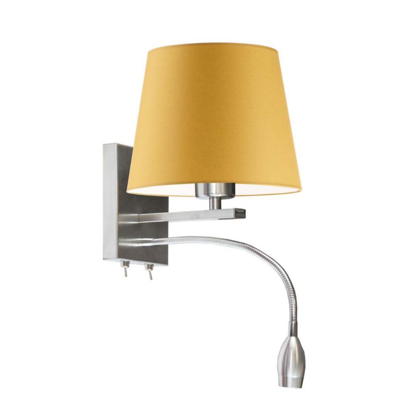 Kinkiet Volta Light Factory Moto Musztardowy Abażur 1xE27 1szt.