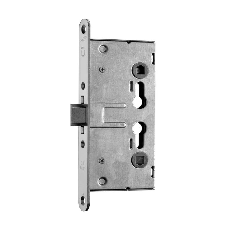 Zamek bębenkowy LOB 72/65 prawy biały