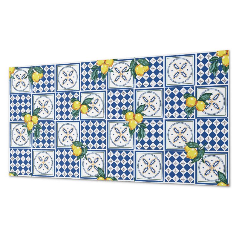 Ścienne Kafelki PCV ArtPrintCave 60x30 cm Motyw cytrynowy na płytkach 6 szt.