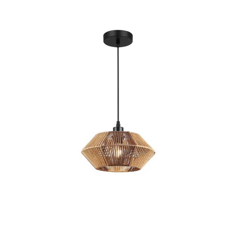 Lampa wisząca LL WERNIC LAMP05 E27 66651 LightLogic boho eko lekka ciepły brąz 1 szt.