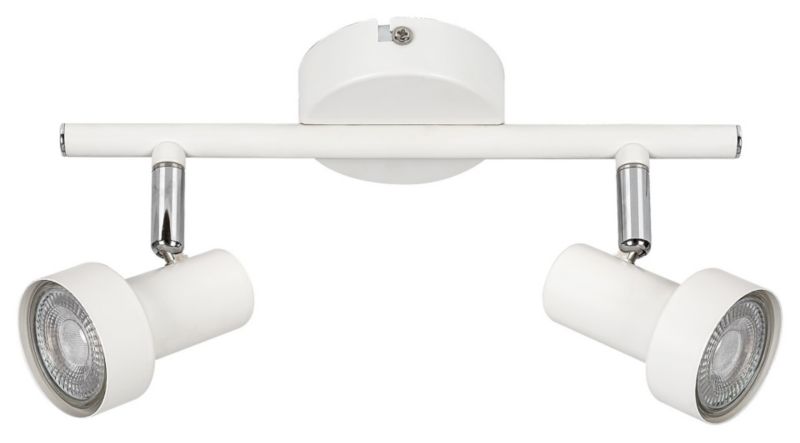 Oprawa sufitowa spot Rabalux Konrad biały 2 x GU10 x 50W IP20 wym: 12 x 27,5 x 12 cm - 1 szt.