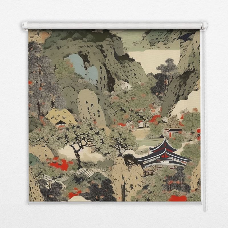 Roleta wewnętrzna z nadrukiem Tulup 110x140 cm Góra 1 szt.