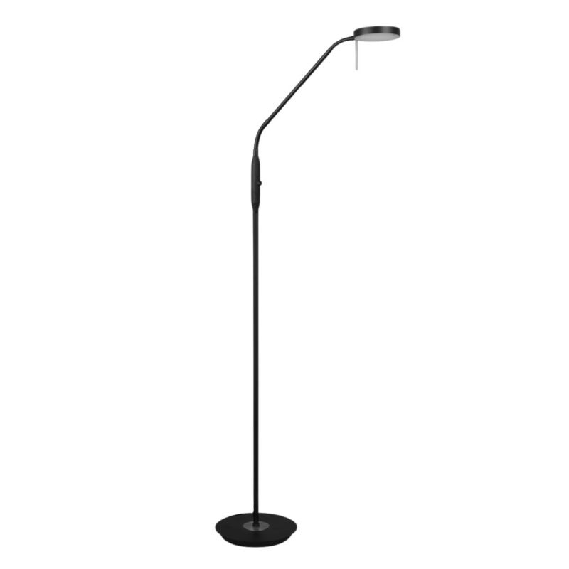 Lampa podłogowa stojąca Trio Monza czarno-biała LED 12W 2300K - 4000K 1400lm wym: 145 x 25 x 50 cm - 1 szt.