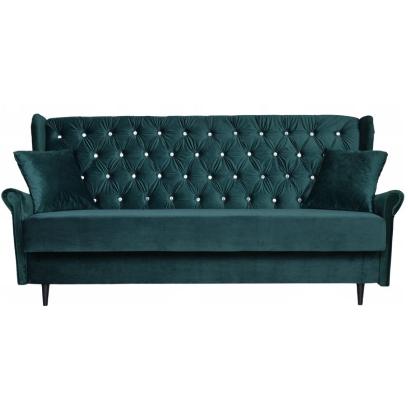 Sofa do salonu rozkładana Family Meble GAJA zielona 1szt