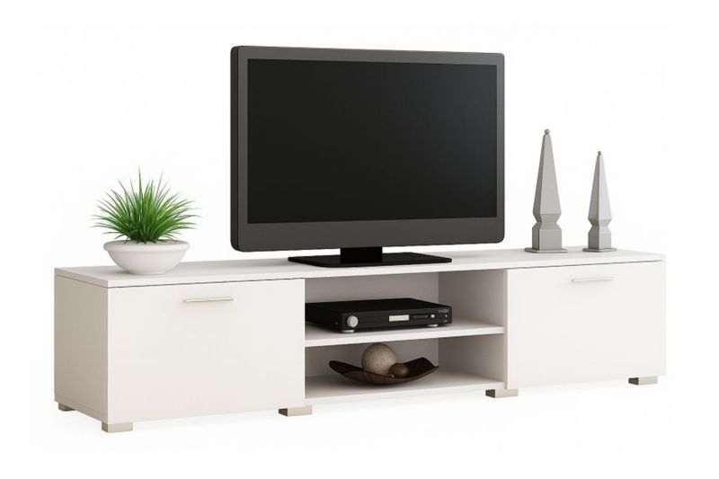 Szafka RTV Kobi RONI 150 cm - Biały 1 szt.