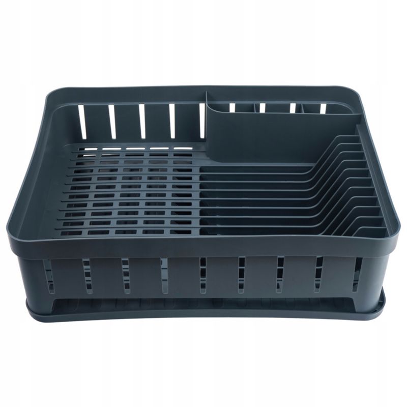 Suszarka Do Naczyń KADAX Jednopoziomowa Z Ociekaczem sztućce Ciemny Popiel 1szt.