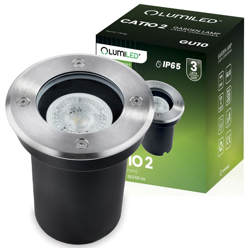 Oprawa Najazdowa Lumiled Lampa Dogruntowa Wpuszczana GU10 IP65 IK09 Okrągła 1 szt.